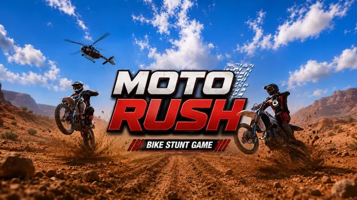 Moto Rush Bike Stunt Game
