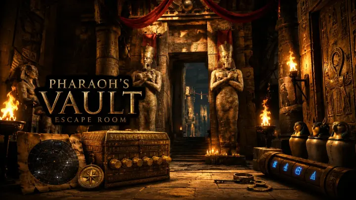 Pharaoh's Vault Escape Room