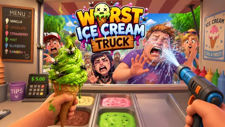 Worst Ice Cream Truck VR: Physics Comedy