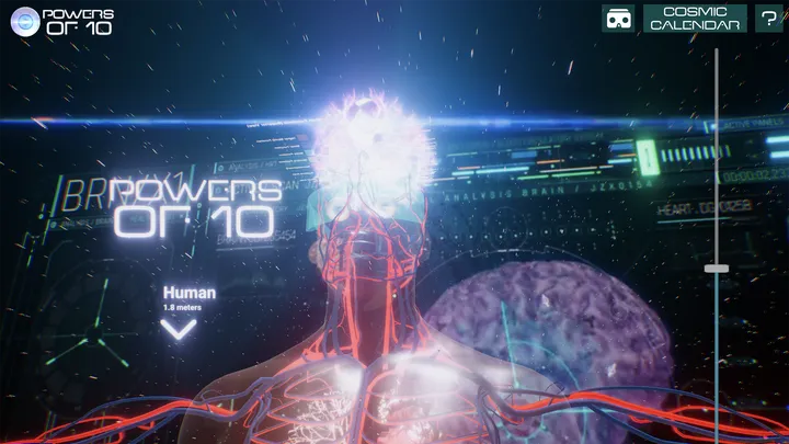Powers of 10 : Universe Simulation